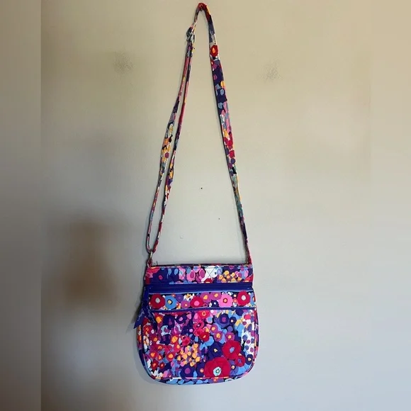 Vera Bradley Colorful Floral Crossbody Bag - Picture 6 of 12